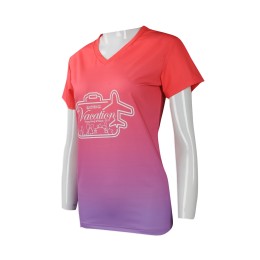 T841 Online Women's T-Shirt Design V-neck Women's T-Shirt Digital Color Printing Sublimation Customized Gradient Women's T-Shirt Store T841 Online Women's T-Shirt Design V-neck Women's T-Shirt Digital Color Printing Sublimation Customized Gradient Women's T-Shirt Store